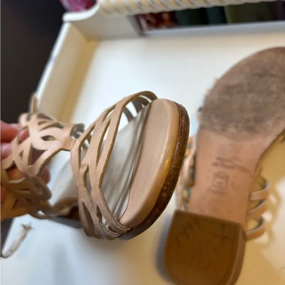 TORY BURCH Huarache Ankle Wedge Booties Sandal Shoes Size 9 ($325)