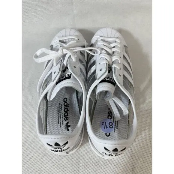 Translucent See thru adidas Superstar Originals White and Clear NEW Mens SZ 8.5
