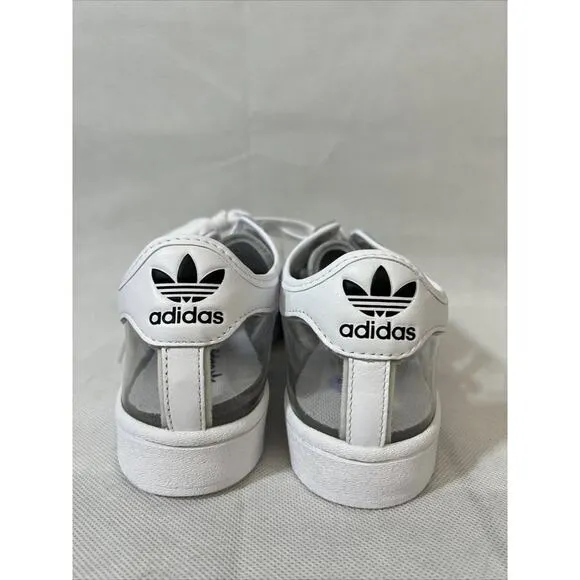 Translucent See thru adidas Superstar Originals White and Clear NEW Mens SZ 8.5