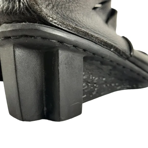 TRIPPEN Germany 'Fence' Leather Summer Bootie Ankle Boot Wedge X O 6.5