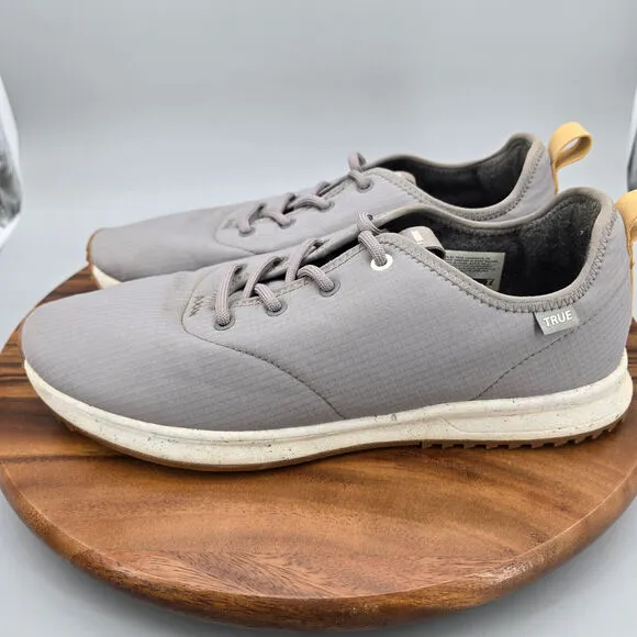 True Linkswear All Day Ripstop Golf Shoes Men's 11.5 Gray Spikeless Sneakers
