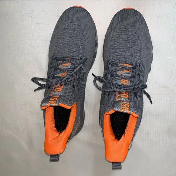 TSIODFO Sneakers Men's 9 Sport Running Athletic Walking Shoes 1922 Dark Grey Run