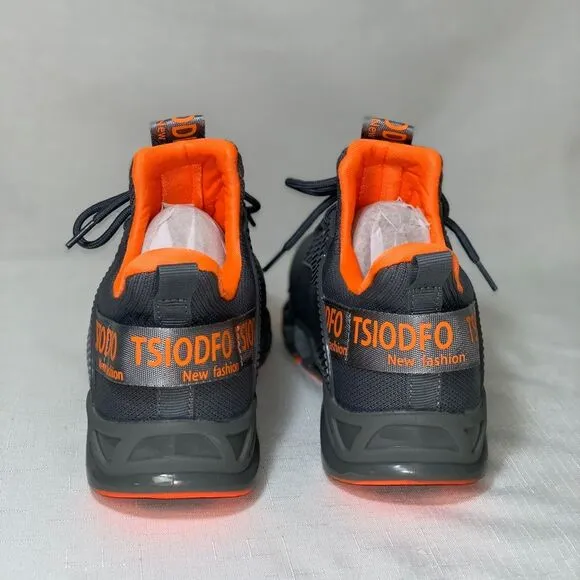 TSIODFO Sneakers Men's 9 Sport Running Athletic Walking Shoes 1922 Dark Grey Run