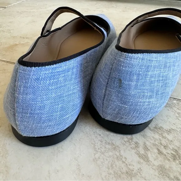 TUCKERNUCK Blue Pointed Flat Shoes