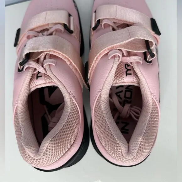 TYR L1 Lifters Soft Pink Crossfit Weightlifting Strap Secure Shoes M 9.5 / W 11
