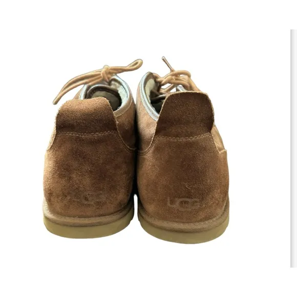 UGG Maksim Tamarind Brown 1016680 Men's Suede Sheepskin Shoes BIG SIZE 18