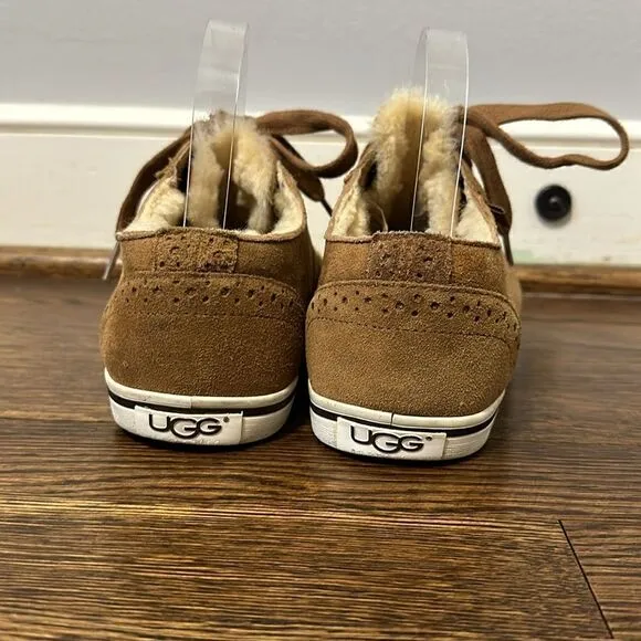 UGG Roxford Twin Face Bomber Jacket Chestnut Men's Shoes - Size 7.5