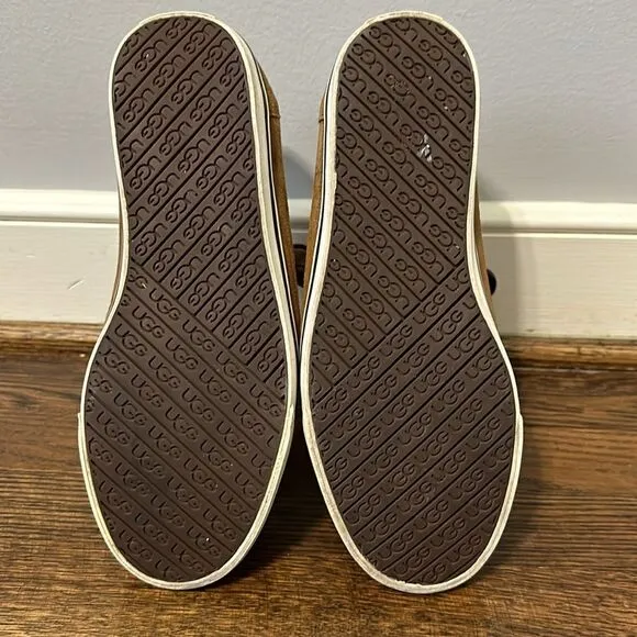 UGG Roxford Twin Face Bomber Jacket Chestnut Men's Shoes - Size 7.5