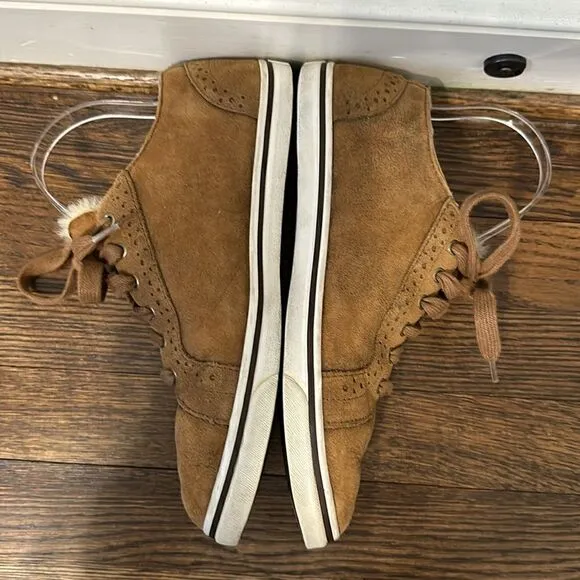 UGG Roxford Twin Face Bomber Jacket Chestnut Men's Shoes - Size 7.5