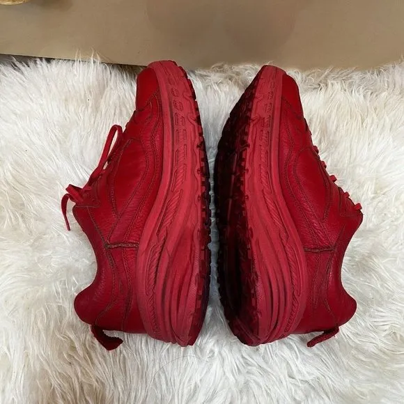Ugg X Atmos Ca805 X Lace Low Top Red Leather Sneakers Shoes Mens 11.5