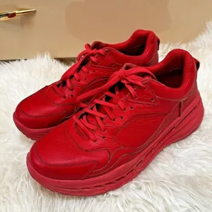 Ugg X Atmos Ca805 X Lace Low Top Red Leather Sneakers Shoes Mens 11.5