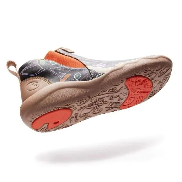 UIN Kid's Walking Shoes Casual Comfort Boy Girl Toledo (The Cheetah Granada)