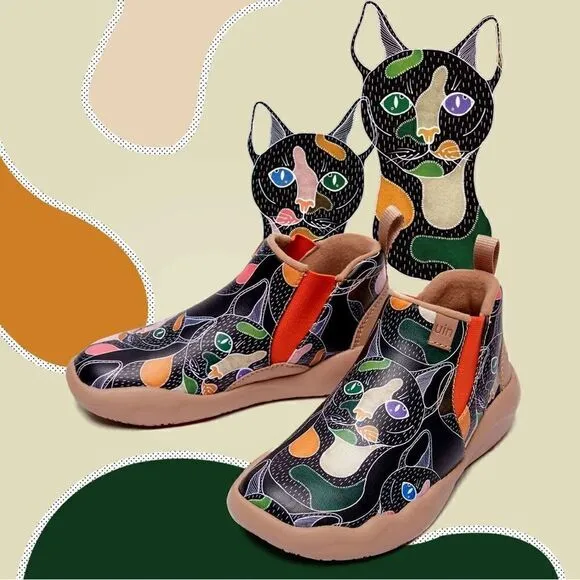 UIN Kid's Walking Shoes Casual Comfort Boy Girl Toledo (The Cheetah Granada)