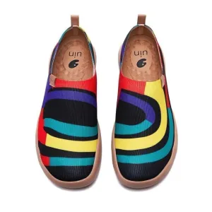 UIN Men's Travel Knitted Walking Casual Shoes (Passionate Sao Paulo)No Box