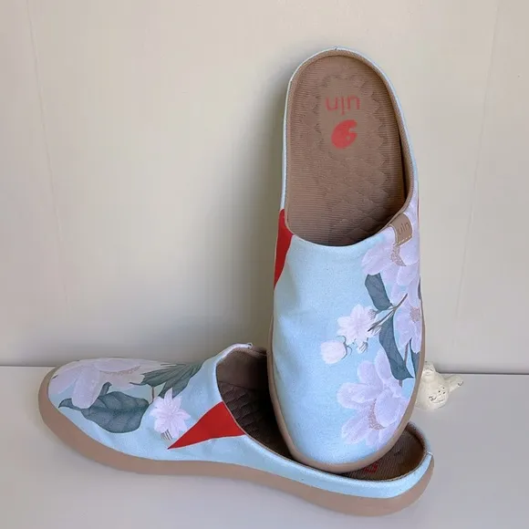 Uin Minty Peony Malaga Slipper  7.5 🆕 Without Box