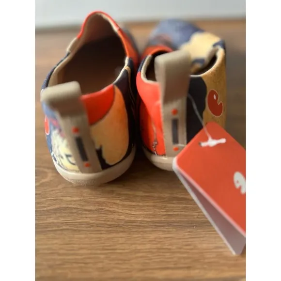 UIN Slip On  Loafers Lightweight Comfort Art Painted Fashion Sneaker Silent Man