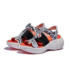 UIN Women's Summer Chunky Platform Slide Shoes (The Wild Stripes Sitges)