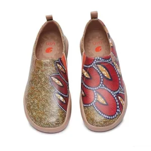 UIN Women's Walking Shoes Microfiber Comfort Loafers (Toledo II- Orchids)