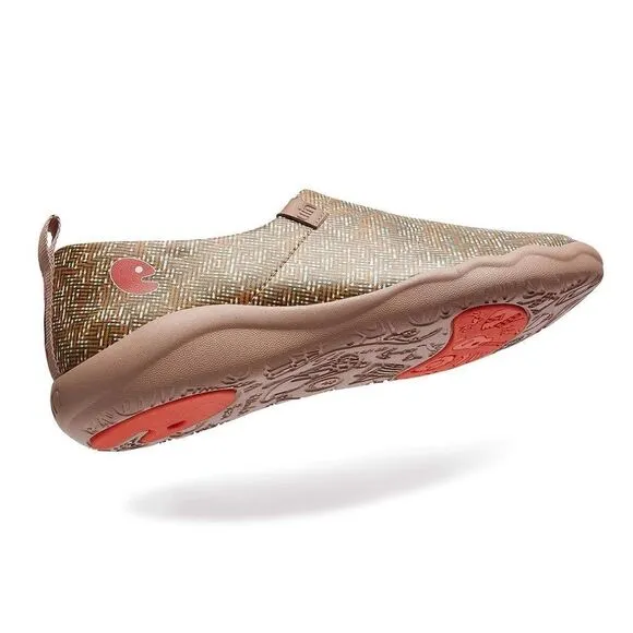 UIN Women's Walking Shoes Microfiber Comfort Loafers (Orchids) New No Box