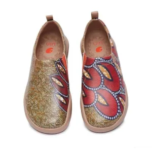 UIN Women's Walking Shoes Microfiber Comfort Loafers (Orchids) New No Box
