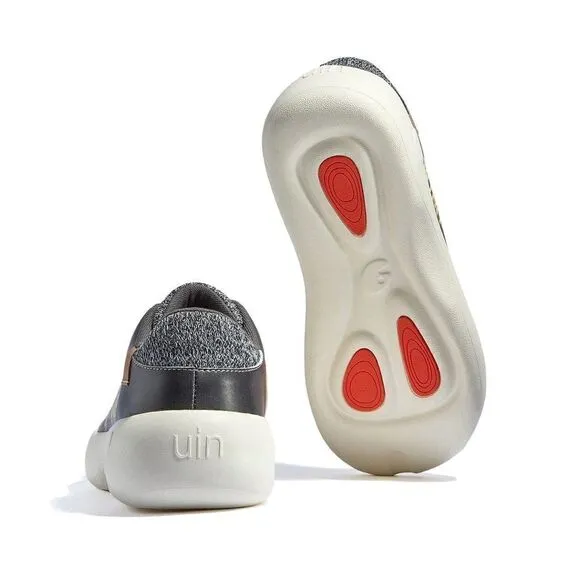 UIN Women's Sneaker Lace-up Comfort Walking Travel Shoes(Happy Teddy Bartello 4)