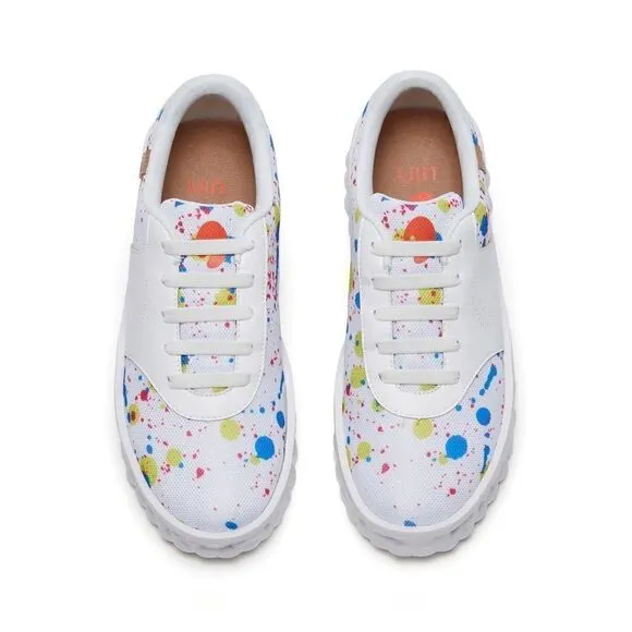 UIN Women's Sneakers Walking Casual Travel Shoes Las Ramblas- Spattering