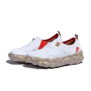UIN Women's Travel Walking Shoes Casual Chunky Fashion Sneaker (Toledo Ⅵ- egret)