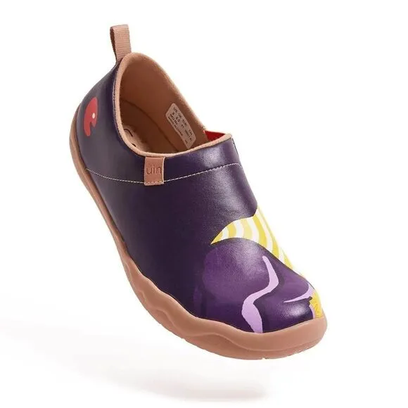 UIN Men's Travel Walking Shoes Slip On Casual Sneaker Toledo (Anubis )