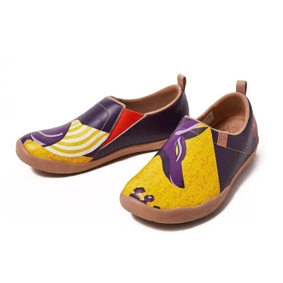 UIN Men's Travel Walking Shoes Slip On Casual Sneaker Toledo (Anubis )