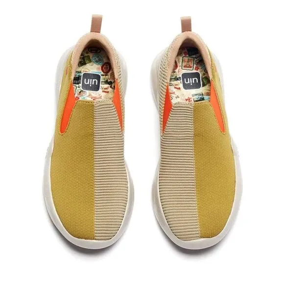 UIN Women's Sneakers Lightweight Comfy Shoes (Oxford Tan Mijas II) New No Box