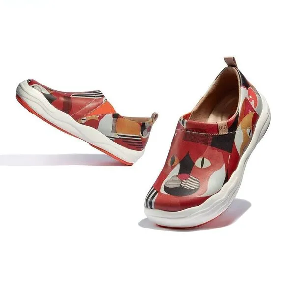 UIN Women's Walking Shoes Slip On Sneaker Toledo 8 (Tell Me What You Think)