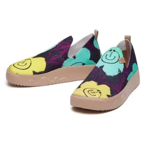 UIN Women's Shoes Slip On Knitted Comfort Sneaker (Summer Lush II Fuerteventura)