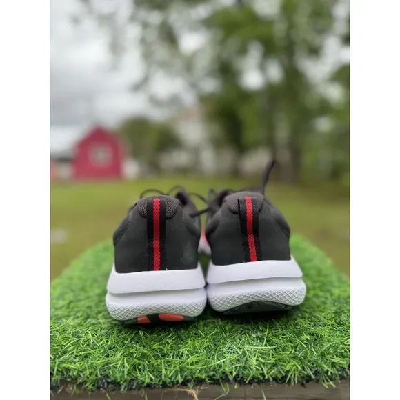 Under Armour 3026175 Mens Charged Assert 10 Running Shoes Black/Red Size 12.5