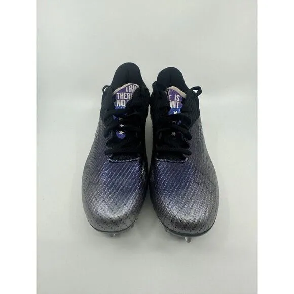 Under Armour Blur Smoke MC Womens Lacrosse Cleats Black 3025123-002 Size 7.5