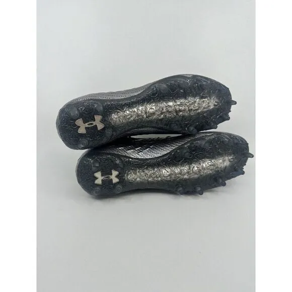 Under Armour Blur Smoke MC Womens Lacrosse Cleats Black 3025123-002 Size 7.5