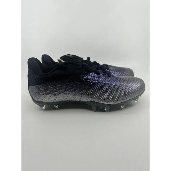 Under Armour Blur Smoke MC Womens Lacrosse Cleats Black 3025123-002 Size 7.5