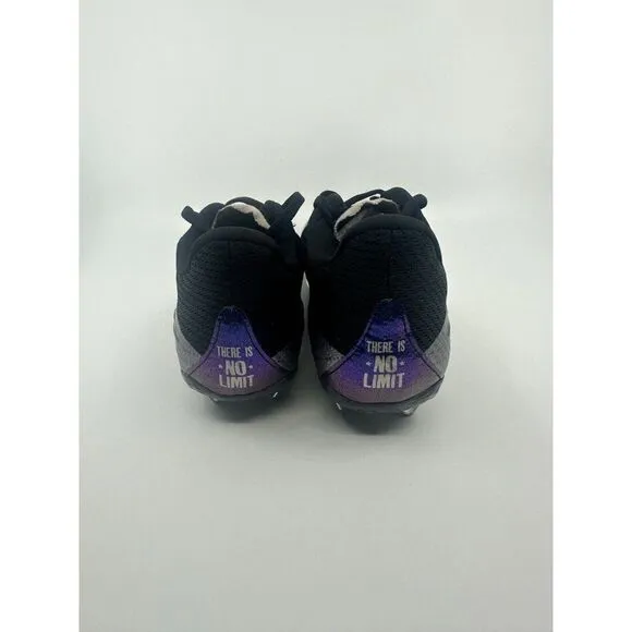 Under Armour Blur Smoke MC Womens Lacrosse Cleats Black 3025123-002 Size 7.5