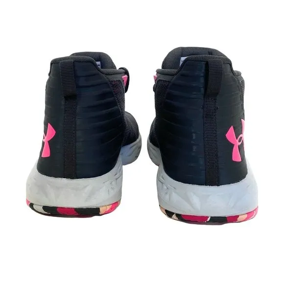 Under‎ Armour Boys Size 7 Y Jet 2018 3021184-100 Gray Basketball Shoes Sneakers