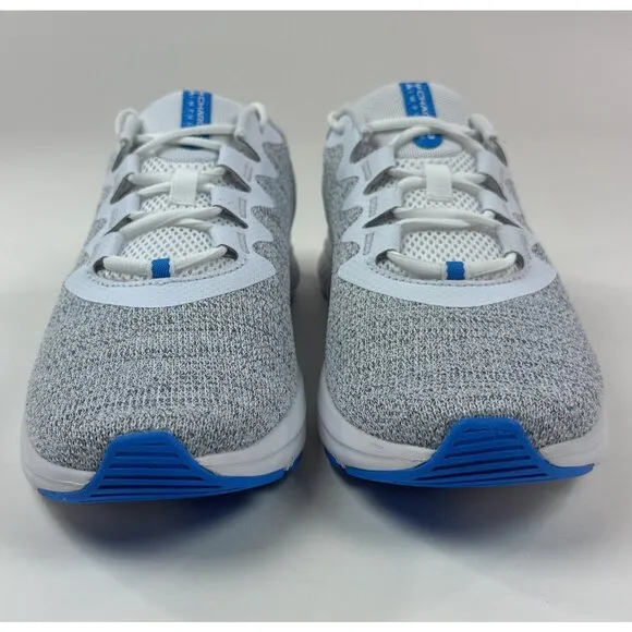 Under Armour Charged Impulse 3 Mens Knit Blue White Running Shoes 3026682-107