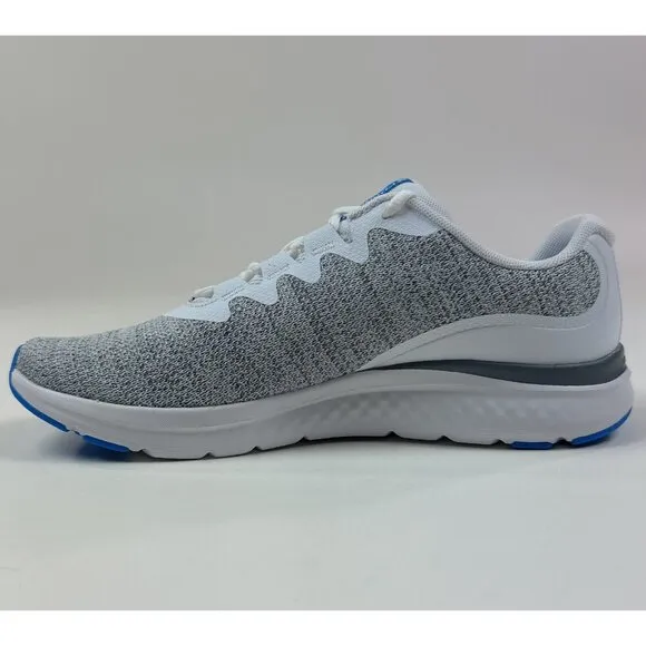 Under Armour Charged Impulse 3 Mens Knit Blue White Running Shoes 3026682-107