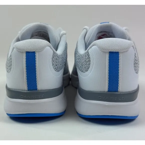 Under Armour Charged Impulse 3 Mens Knit Blue White Running Shoes 3026682-107