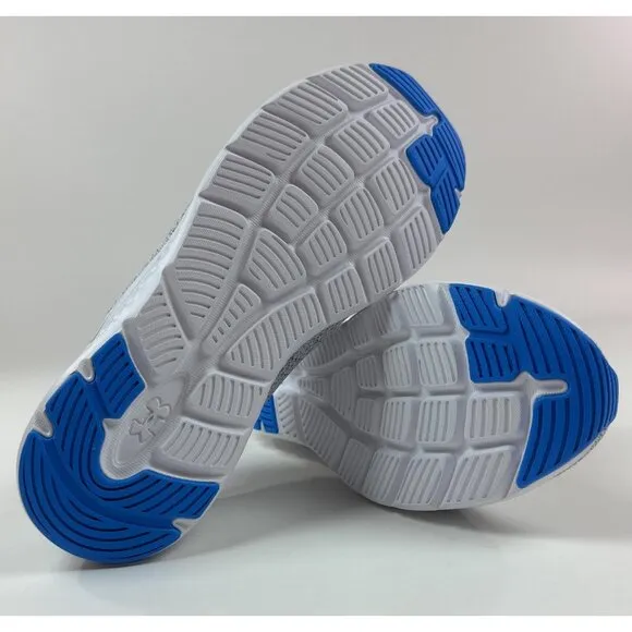 Under Armour Charged Impulse 3 Mens Knit Blue White Running Shoes 3026682-107
