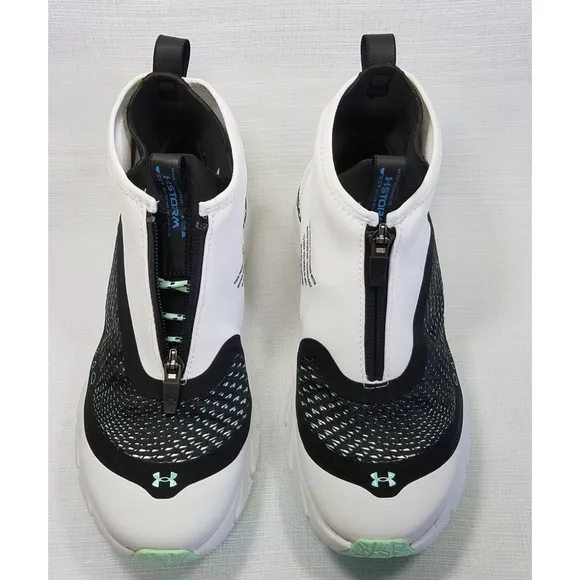 Under Armour HOVR Phantom 2 Storm Running Sock Shoes White Women SZ 10 orMen 8.5