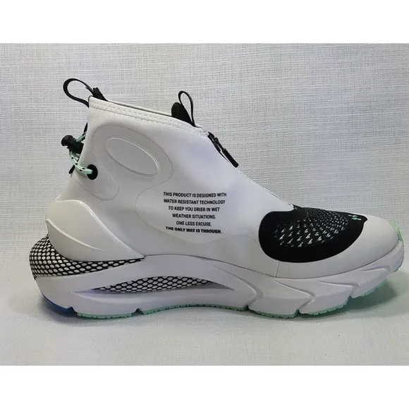 Under Armour HOVR Phantom 2 Storm Running Sock Shoes White Women SZ 10 orMen 8.5