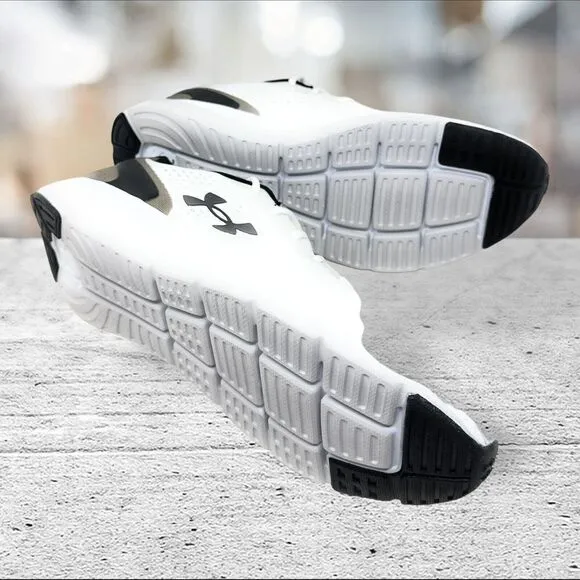 Under Armour Men's Size 13 Charged Impulse 2 Running White/Brown 3024136-100‎