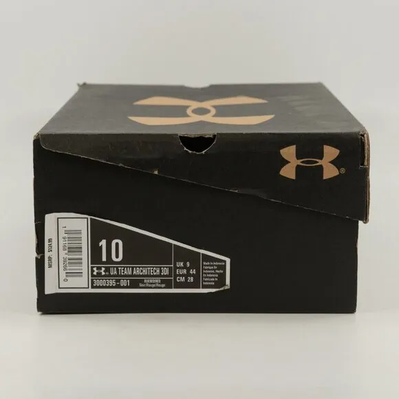 Under Armour Men's Team Architech 3DI 3000395-001 Gym Training Crossfit size 10