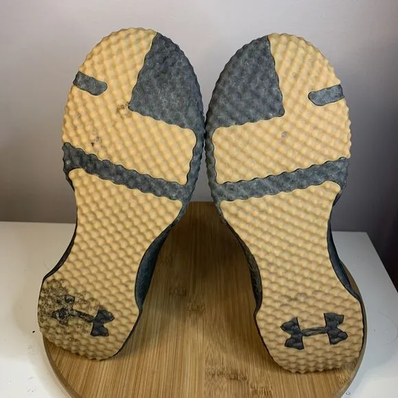Under Armour Project Rock 1 Mens Size 8 Shoes 3020788-002 Black Green Crossfit