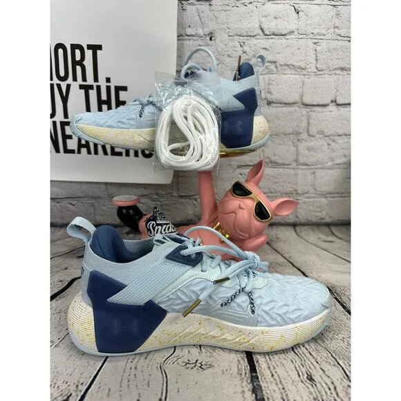 Under Armour Project Rock 6 Training Shoes Womens 7.5 Blue Crossfit Sneakers NEW