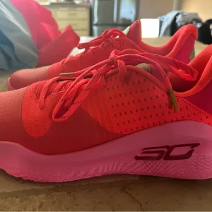 Under Armour Red and Pink Performance Sneakers