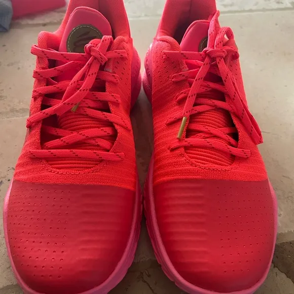 Under Armour Red and Pink Performance Sneakers